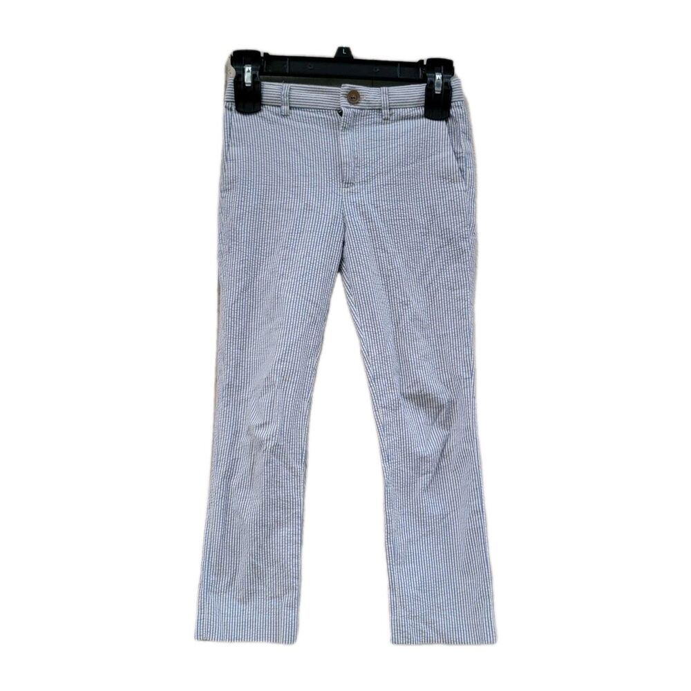 Crewcuts Thompson Size 7 Boys seersucker pants, 100% cotton, classic Preppy